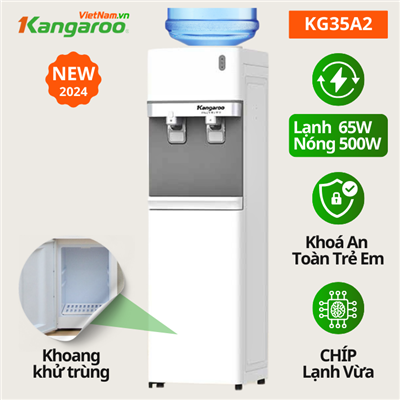 Máy làm nóng lạnh nước uống Kangaroo KG35A2 Máy làm nóng lạnh nước uống Kangaroo KG35A2