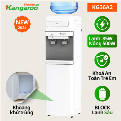 Máy làm nóng lạnh nước uống Kangaroo KG36A2 Máy làm nóng lạnh nước uống Kangaroo KG36A2