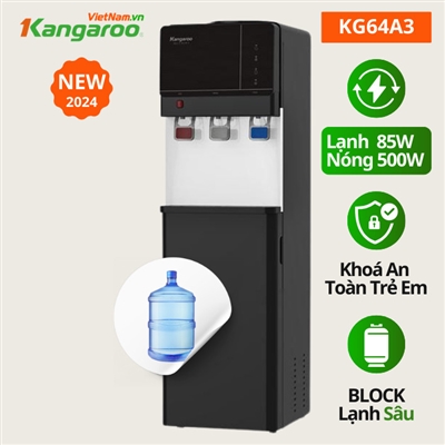 Máy làm nóng lạnh nước uống Kangaroo KG64A3 Máy làm nóng lạnh nước uống Kangaroo KG64A3