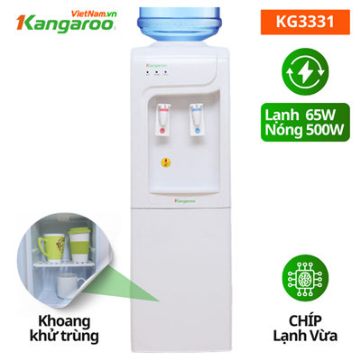 Cây nước nóng lạnh KG3331, Chíp, Có tủ khử trùng Cây nước nóng lạnh KG3331, Chíp, Có tủ khử trùng