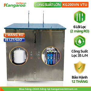 Máy lọc nước RO Kangaroo KG200VN VTU, 35 lít/h Máy lọc nước RO Kangaroo KG200VN VTU, 35 lít/h