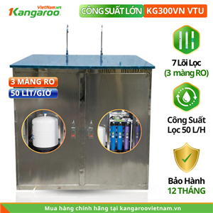 Máy lọc nước RO Kangaroo KG300VN VTU, 50 Lít/h Máy lọc nước RO Kangaroo KG300VN VTU, 50 Lít/h