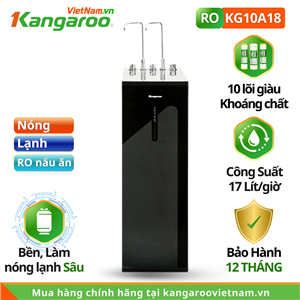 Máy lọc nóng lạnh Ro Kangaroo KG10A18, block lạnh sâu, slim Máy lọc nóng lạnh Ro Kangaroo KG10A18, block lạnh sâu, slim