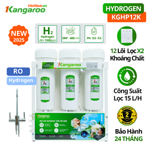Máy lọc nước Kangaroo Ro Hydrogen KGHP12K, 12 lõi, mới Máy lọc nước Kangaroo Ro Hydrogen KGHP12K, 12 lõi, mới