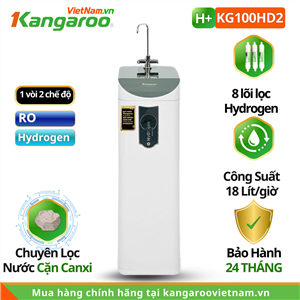 Máy lọc nước Kangaroo Ro Hydrogen KG100HD2, chuyên nước cứng Máy lọc nước Kangaroo Ro Hydrogen KG100HD2, chuyên nước cứng