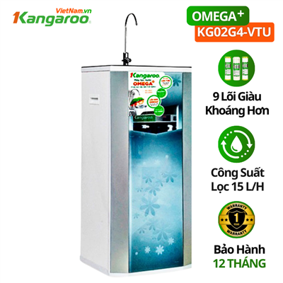Máy lọc nước cứng kangaroo KG02G4 vỏ hoa Máy lọc nước cứng kangaroo KG02G4 vỏ hoa