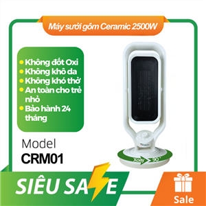 Máy sưởi gốm Ceramic 2500W Ankomi, xoay 90 độ, không đốt oxi, không mùi, không bỏng Máy sưởi gốm Ceramic 2500W Ankomi, xoay 90 độ, không đốt oxi, không mùi, không bỏng