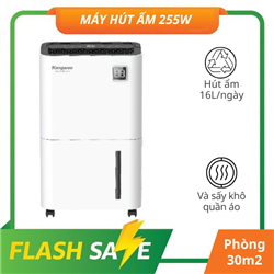 Máy hút ẩm Kangaroo KGDH16. 30m2, 255W, 16L/ngày Máy hút ẩm Kangaroo KGDH16. 30m2, 255W, 16L/ngày